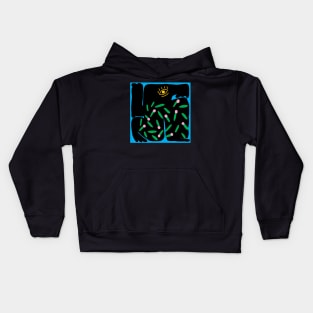 Plant, take care and let it grow - Abstract Minimal Illustration Kids Hoodie